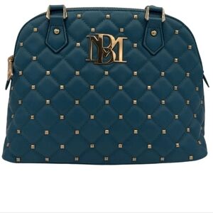 Badgley Mischka Dome Satchel Quilted Handbag